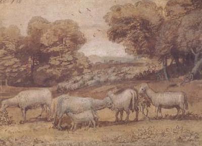 Claude Lorrain Landscape with Sheep (mk17) China oil painting art